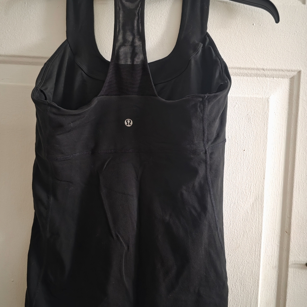 lululemon athletica Classic Black Tank Top